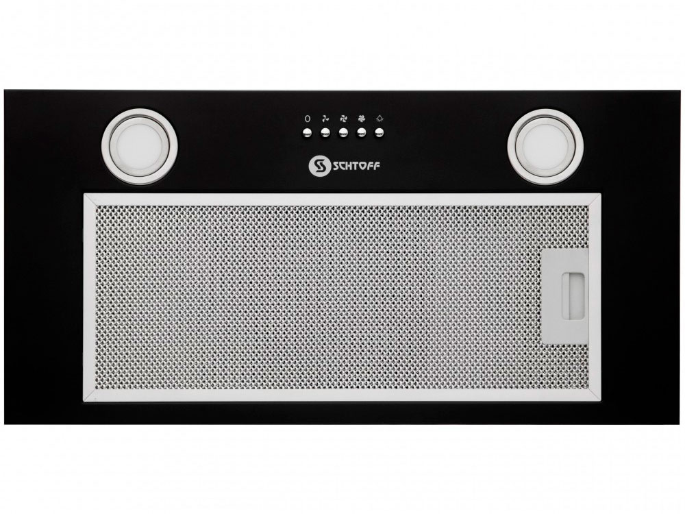 9145454 Вытяжка полновстраиваемая SCHTOFF QUATTROPORTE 60 черный STDN-0056458 - Вид №2