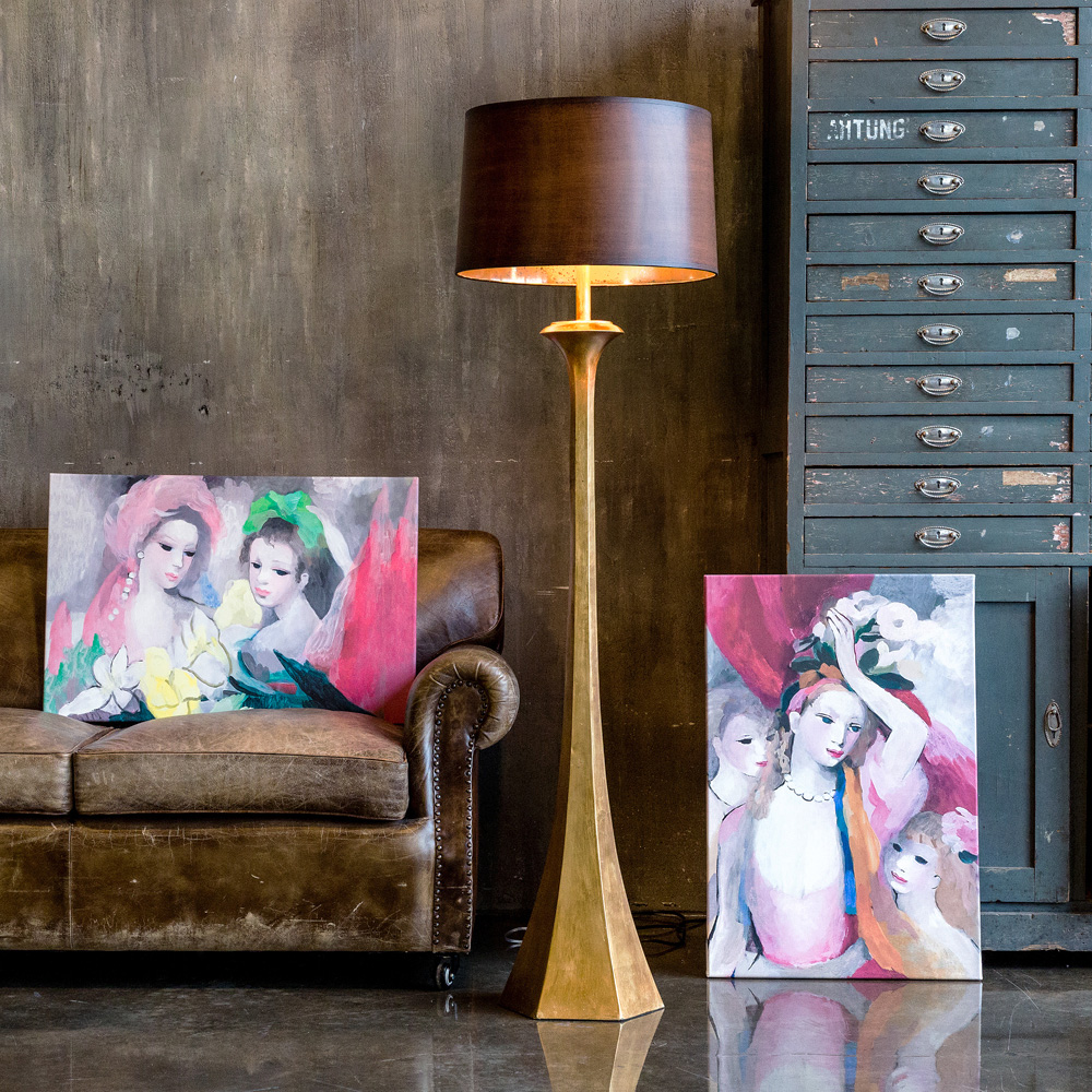 896518921_2628 Картина «Две девушки с цветами» (холст, галерейная натяжка) Object Desire  - Вид №1