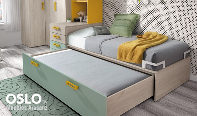 102668 Детская комната с модульной кроватью Ambiente 08 Arasanz Oslo Santreyd - Вид №2