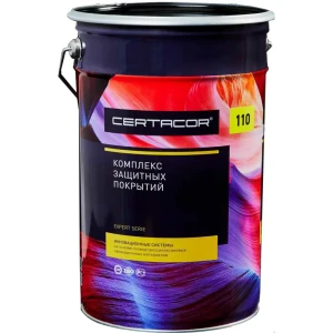Эмаль по ржавчине Certacor 110 цвет красный 20 л 82213291 STLM-2093610
