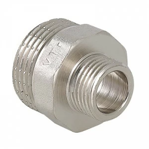 VTr.580.N.0402 Фитинг резьбовой – ниппель переходной Valtec 1/2" х 1/4"