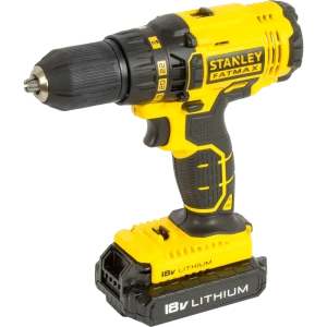 Шуруповерт аккумуляторный Stanley Fatmax FMC601C2K, 18 В Li-ion 2х1.3 Ач