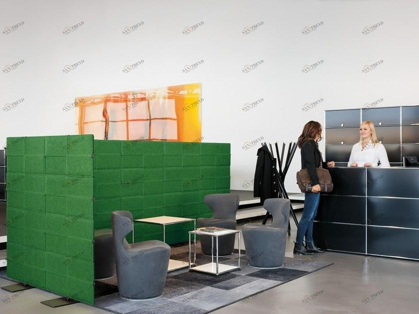 USM Звукопоглощающая офисная перегородка из полиэстера Usm in the office sun-id-1492669