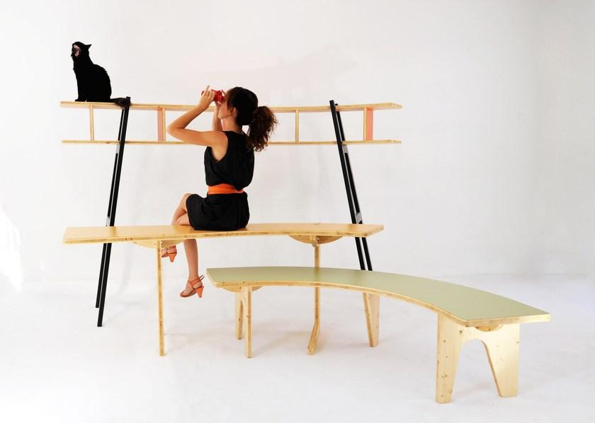 smarin Модульная деревянная скамья Le hasard sun-id-1345890 - Вид №2