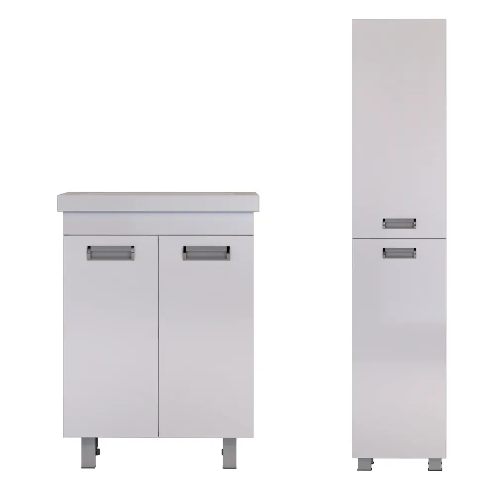 Пенал для ванной Vigo Milk 30 с глянцевым покрытием 83515685 STLM-0041649 - Вид №6