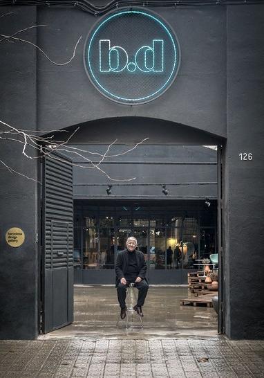 BD Barcelona Design Высокий табурет на алюминиевом постаменте Jamaica sun-id-1497670 - Вид №2