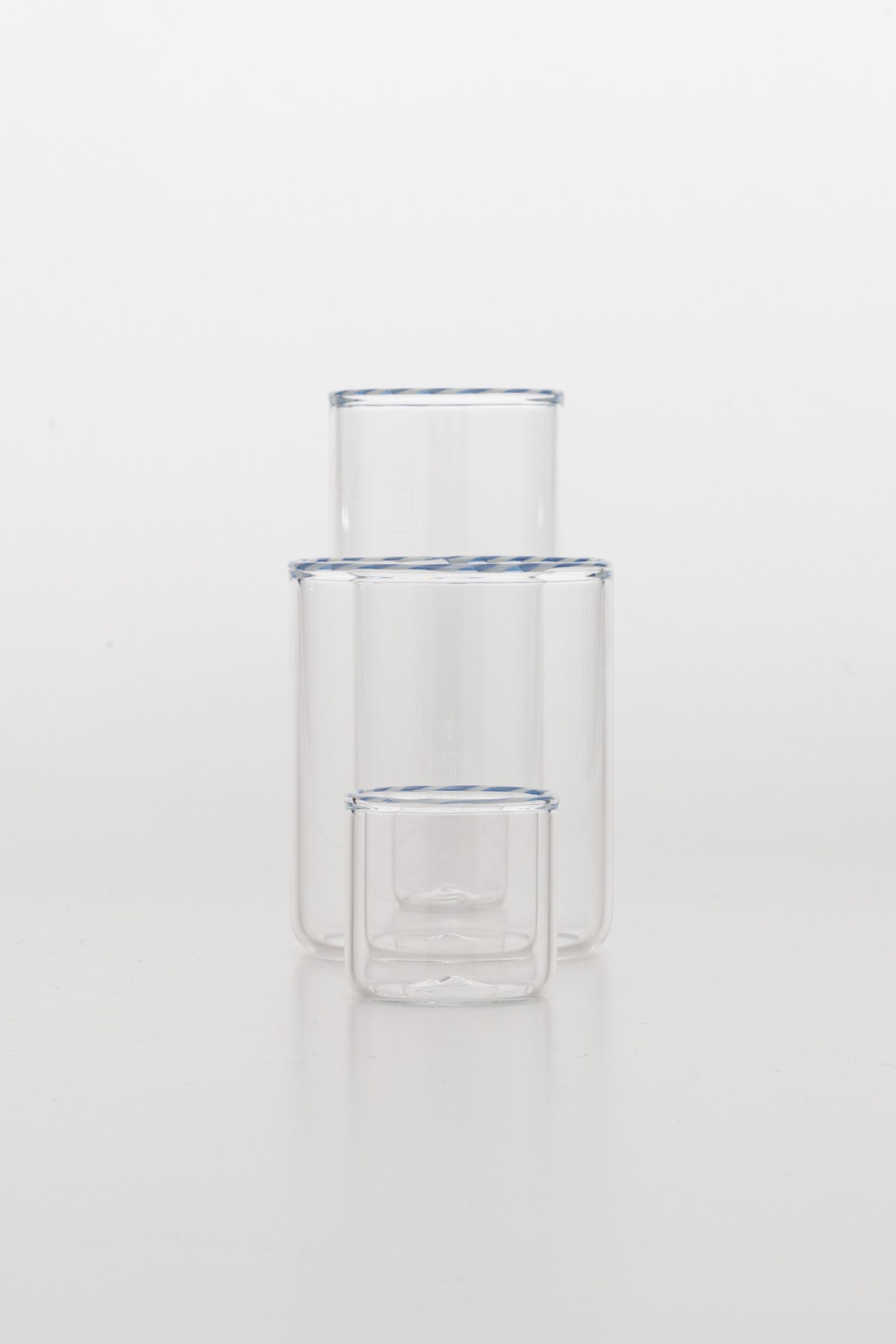 Стакан для воды из боросиликатного стекла Zafferano плетение ARCH-00105843 - Вид №2