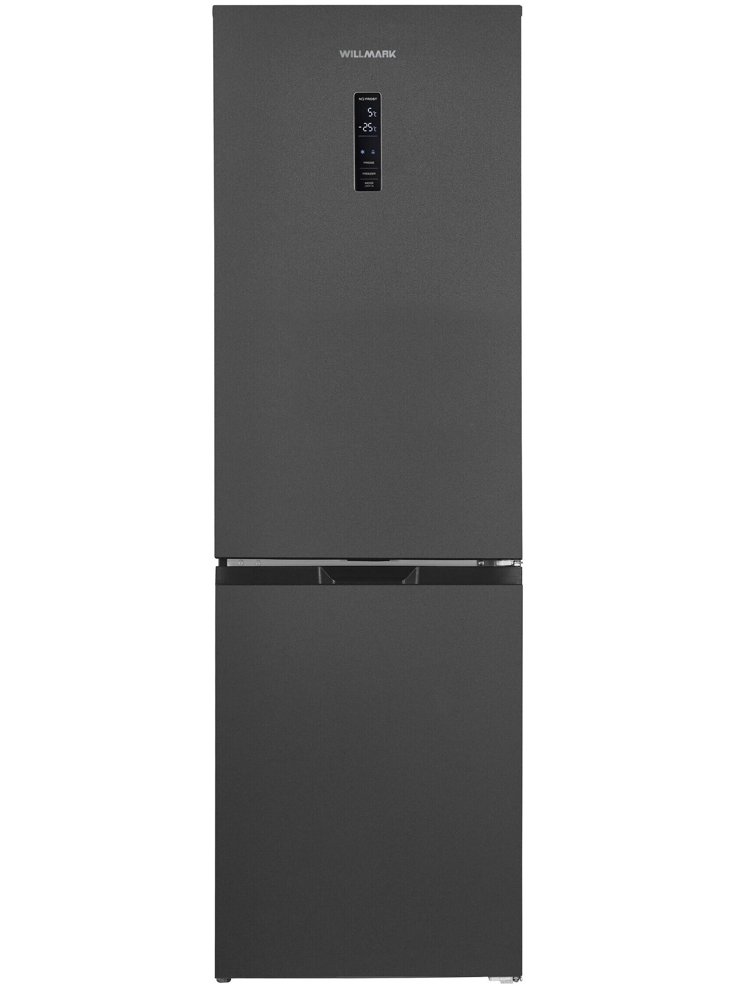 9196725 Холодильник с морозильником   WILLMARK RFN-487DIGT серый STDN-0065930