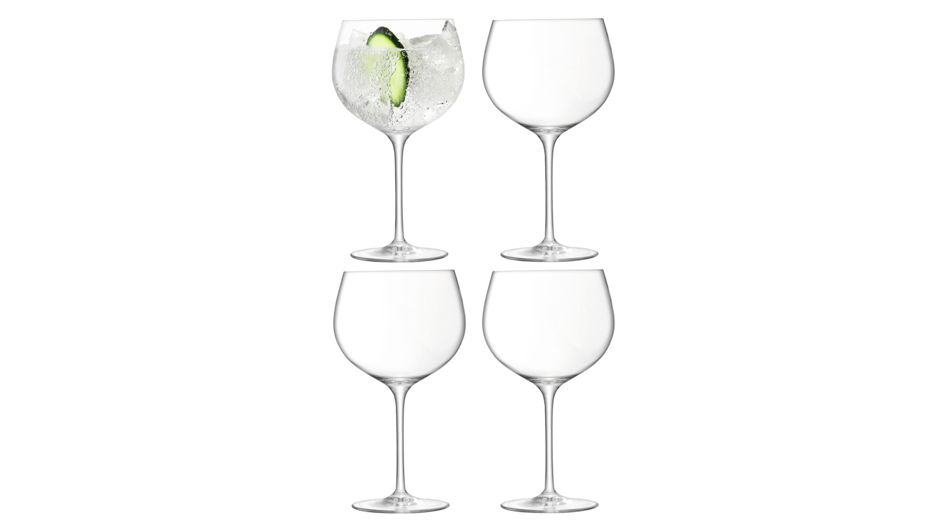 10656263 LSA International Набор круглых бокалов LSA International, "Balloon", 680мл, 4шт. Стекло - Вид №1