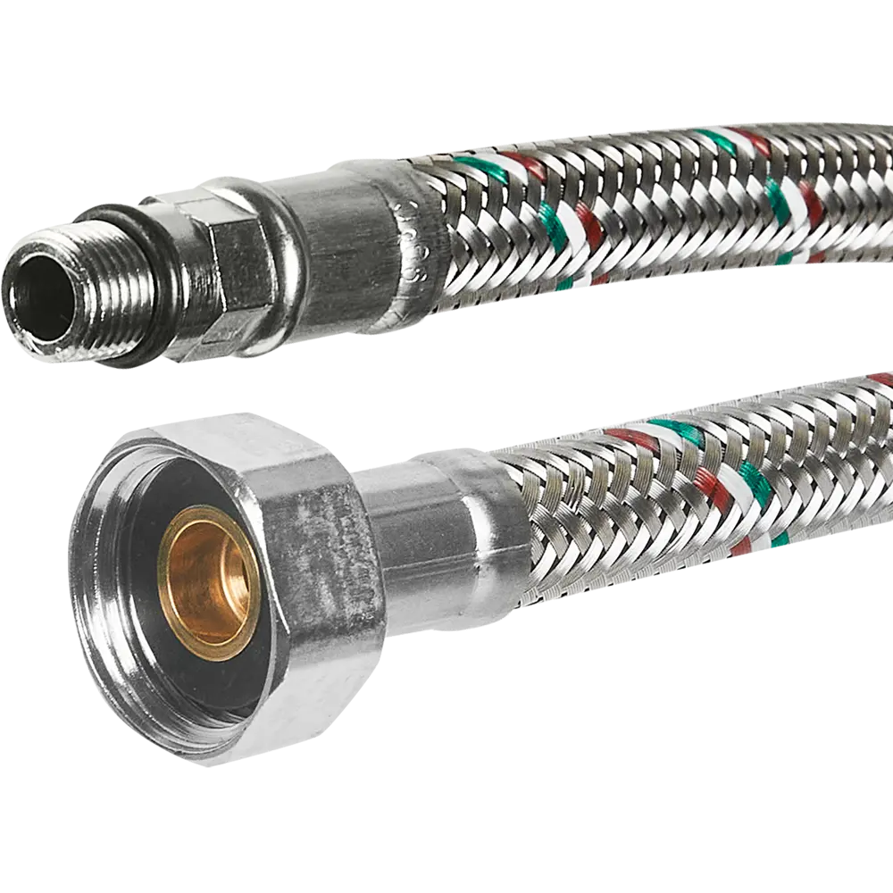 Гибкая подводка UNI-FITT для смесителей 40 см с металлической оплеткой 85060793 STLM-1572894 - Вид №1
