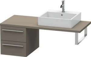 XL543609090 Шкафчик для консоли X-Large #XL5436 400 x 548 мм Фланелево-серый шелковисто-матовый лак