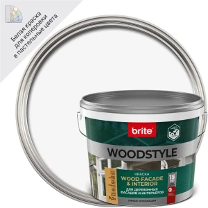 Краска Brite Woodstyle Prof для деревянных фасадов - защита и эстетика 86778271