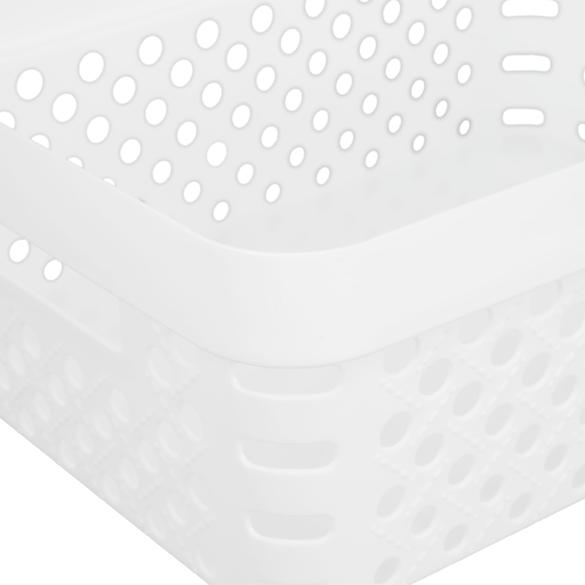 82999621 Корзина Eternity, 36x270x140 мм, 11 л, полипропилен, цвет белый Santreyd  - Вид №3