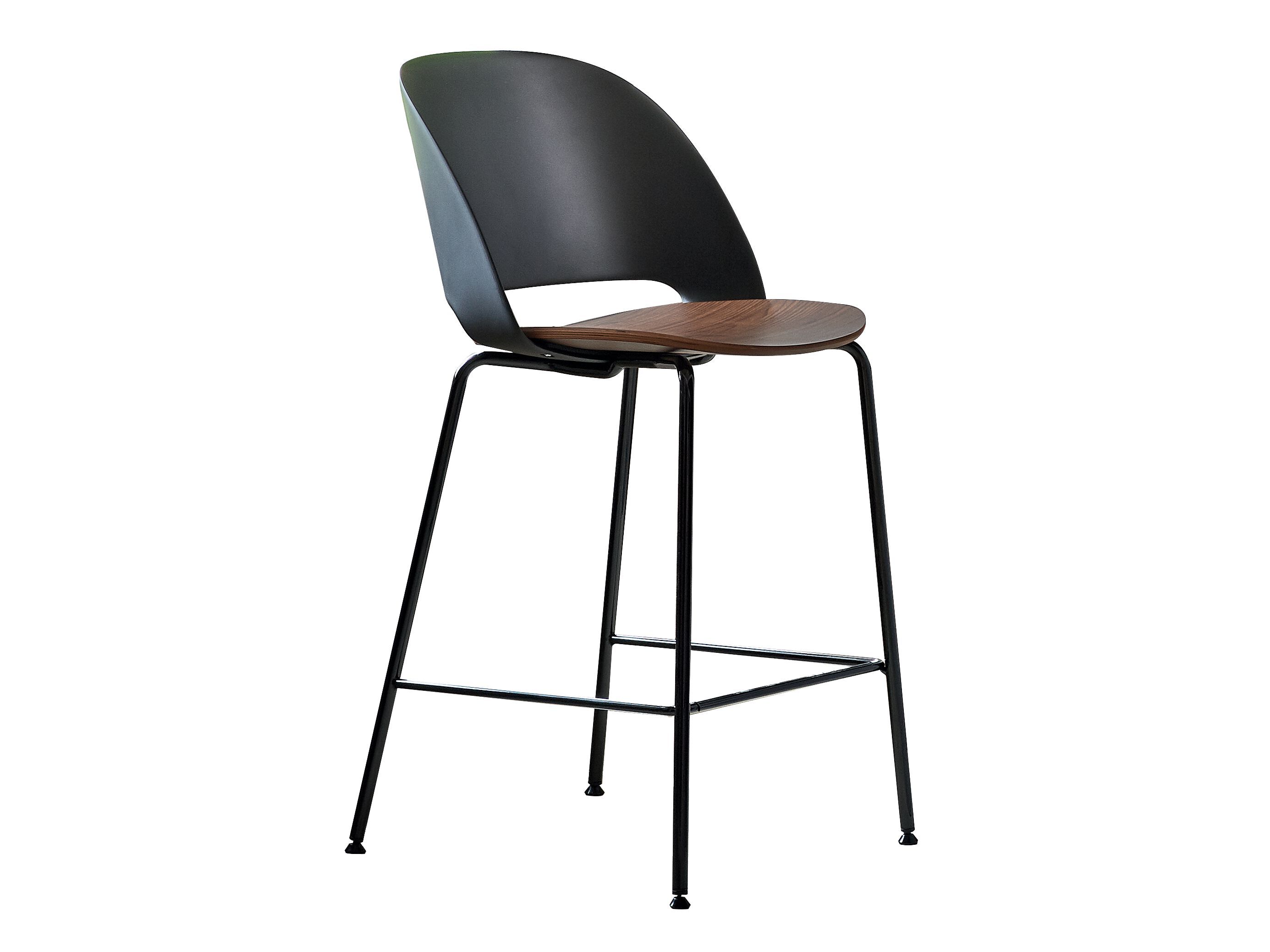 Высокий стул из полипропилена и дерева со спинкой Bontempi Casa Поло ARCH-00054664