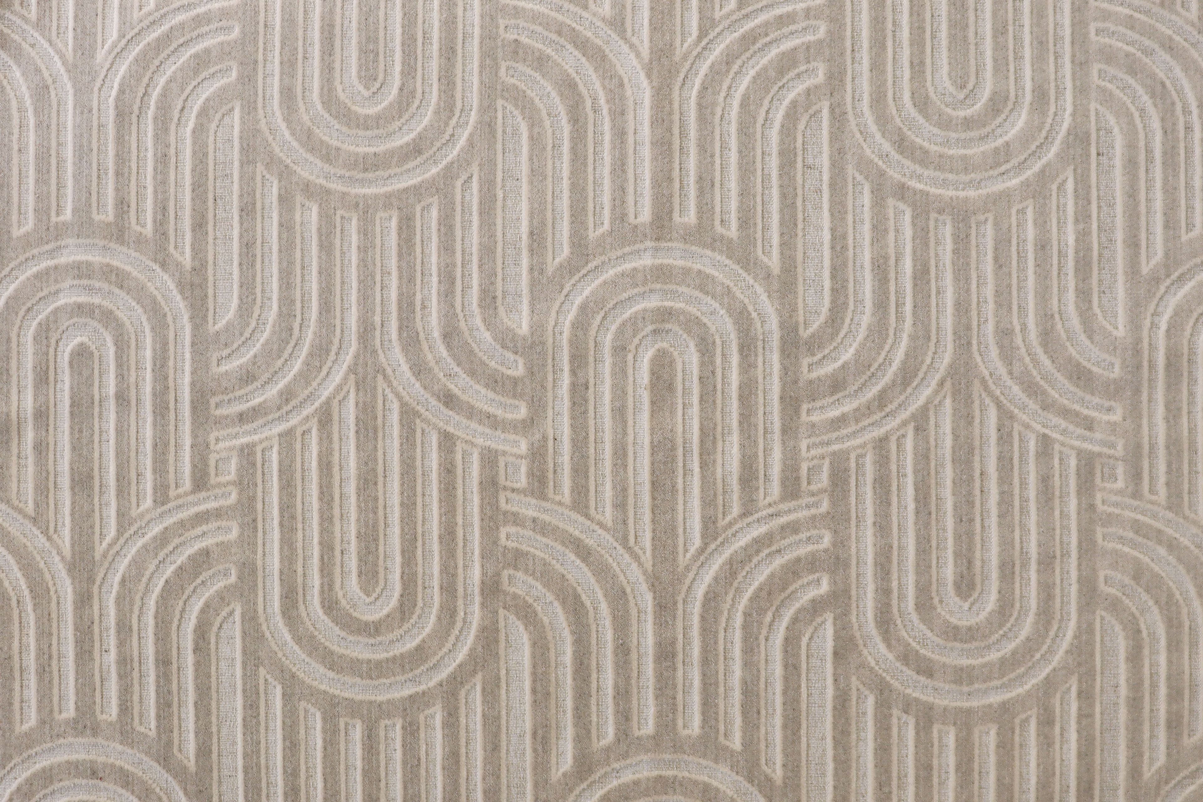 Жаккардовая ткань с графическим рисунком Aldeco Veva ARCH-00053655 - Вид №1