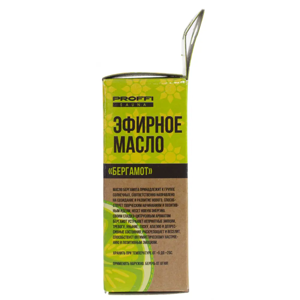 Масло эфирное для бани «Бергамот» 10 мл PROFFI SAUNA STLM-2169864 - Вид №3