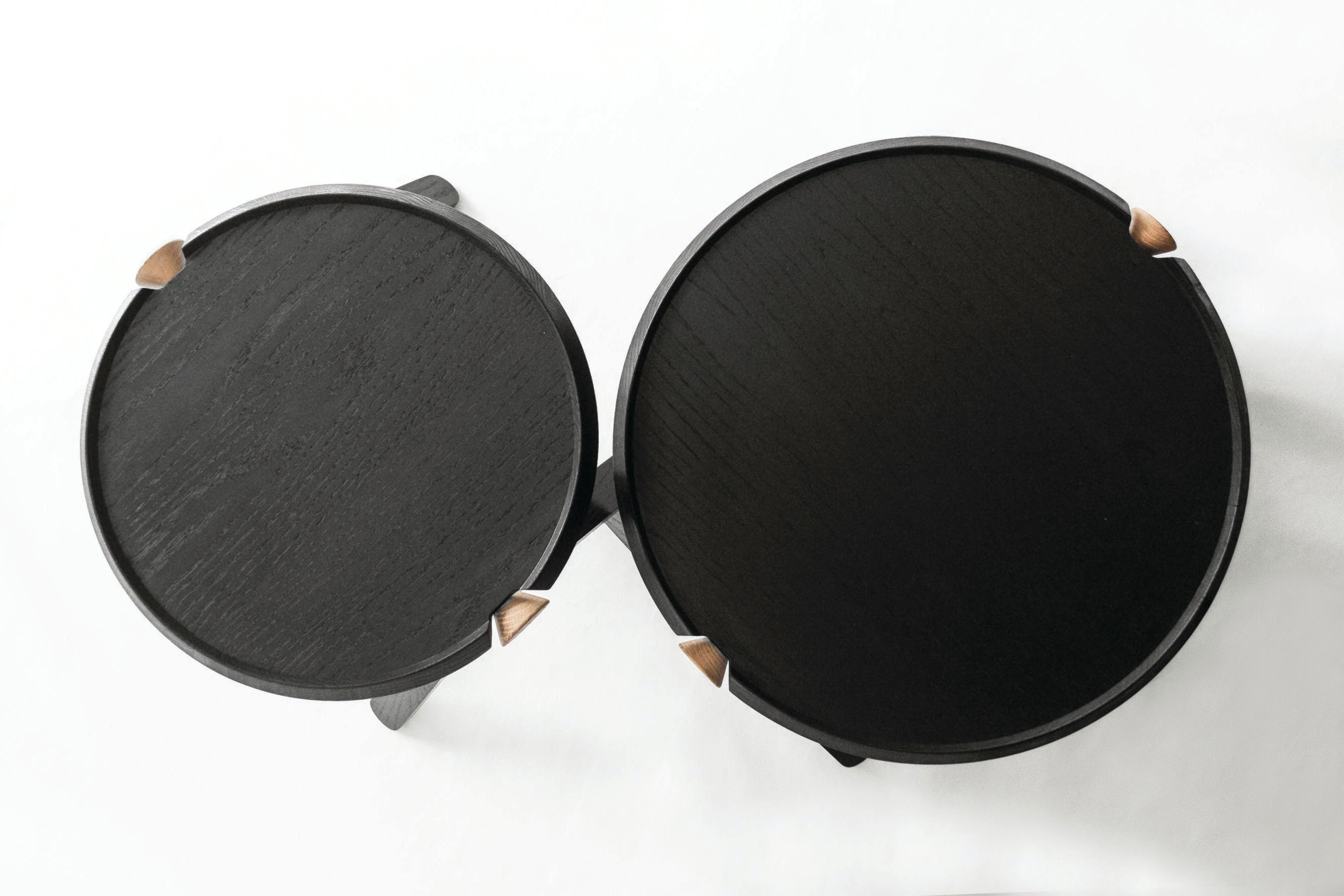 Высокий круглый журнальный столик из ясеня Billiani Lilliput ARCH-00128652 - Вид №5