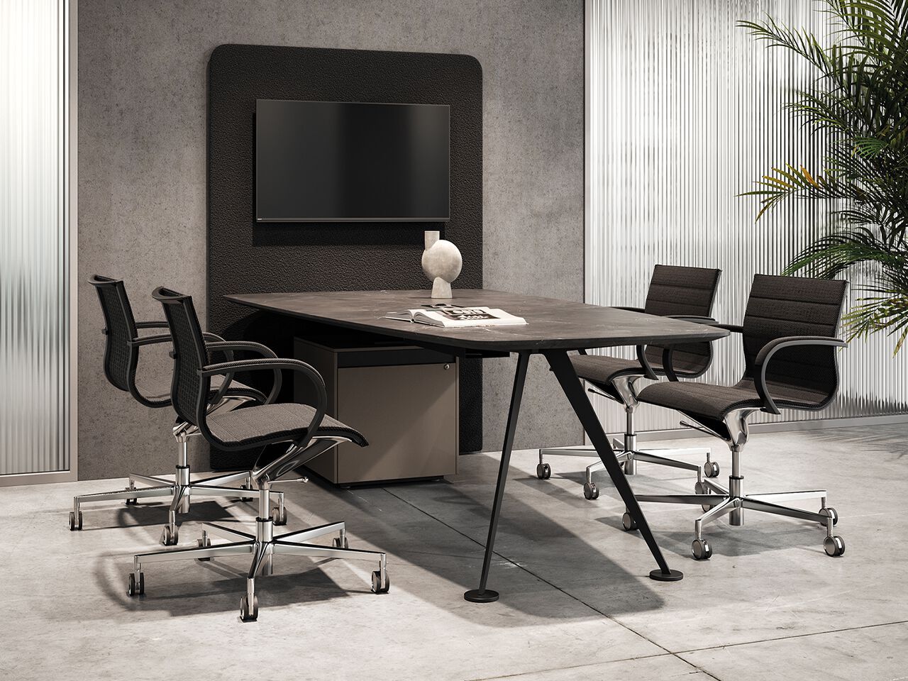 Деревянный стол для мультимедийных совещаний FREZZA Spike ARCH-00141730