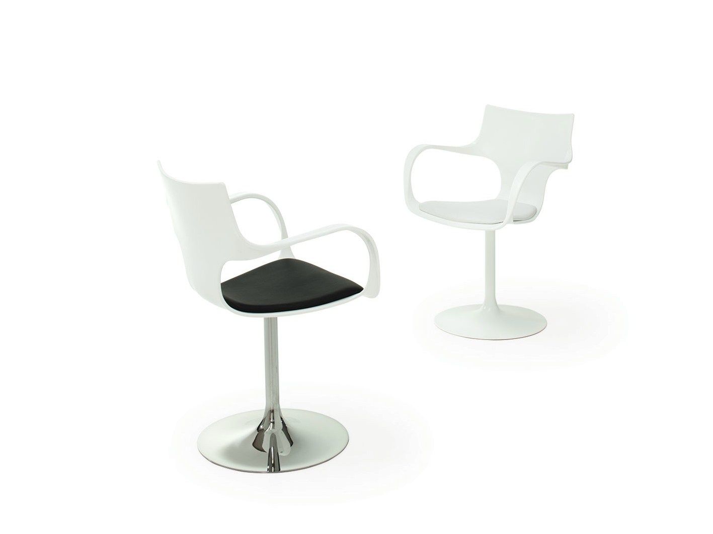 Вращающееся кресло из полипропилена Sovet Italia флейта ARCH-00143654 - Вид №7