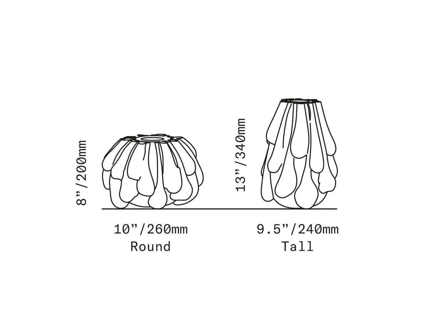 Ваза из дутого стекла SkLO Dew ARCH-00087335 - Вид №9