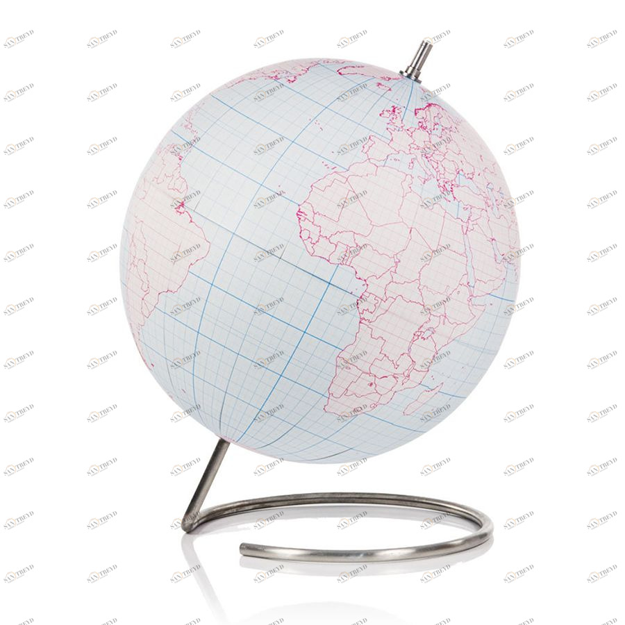 Глобус для разукрашивания Journal большой SUCK UK SKGLOBEGRID1