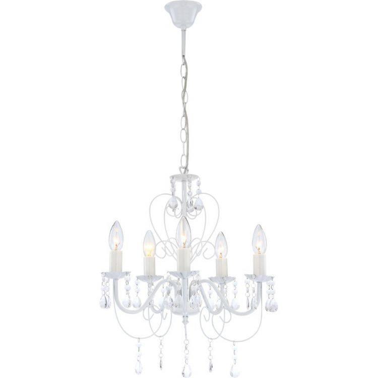 Подвесная люстра Globo Pinja 63126-5 GLOBO PINJA 107979 Белый Ceramica Globo  - Вид №1