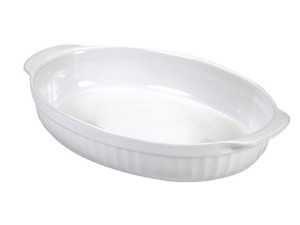 Овальный керамический противень