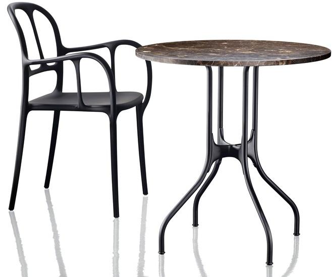 Magis Круглый стол из мрамора black marquina Milà MILA sun-id-1364671 - Вид №1