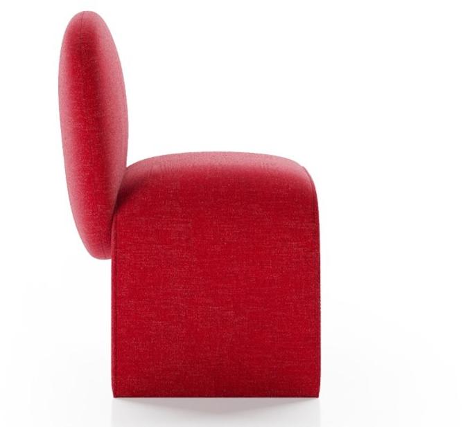 Liu Jo Living Collection Санный стул с обивкой из ткани Ceci est un caillou Gus sed - Вид №4