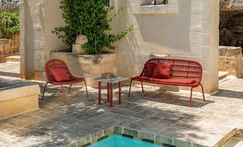 Talenti Квадратный журнальный столик из керамогранита Panama Pantc50, pantc70 - Вид №6