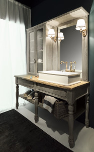 Напольный умывальник с ящиками