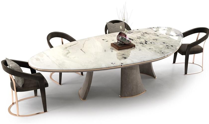 Longhi Обеденный стол Loveluxe 2018 – illusion collection T 180 - Вид №3