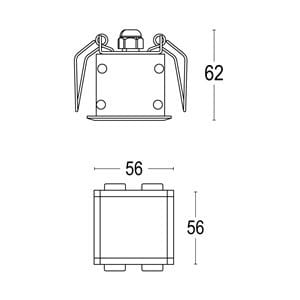 Алюминиевый квадратный светодиодный светильник Ghidini Lighting Edge ARCH-00034086 - Вид №2