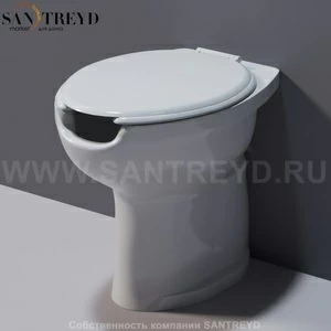 G1007Z Приставной унитаз напольный Белый Ceramica Flaminia Disabili Италия