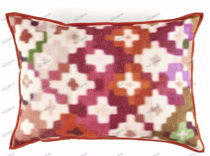 Élitis Подушка из ткани с геометрическим рисунком для диванов sun-id-1369091