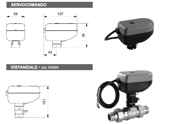 Моторизованный клапан зоны Comparato Nello SINTESI ARCH-00137470 - Вид №2