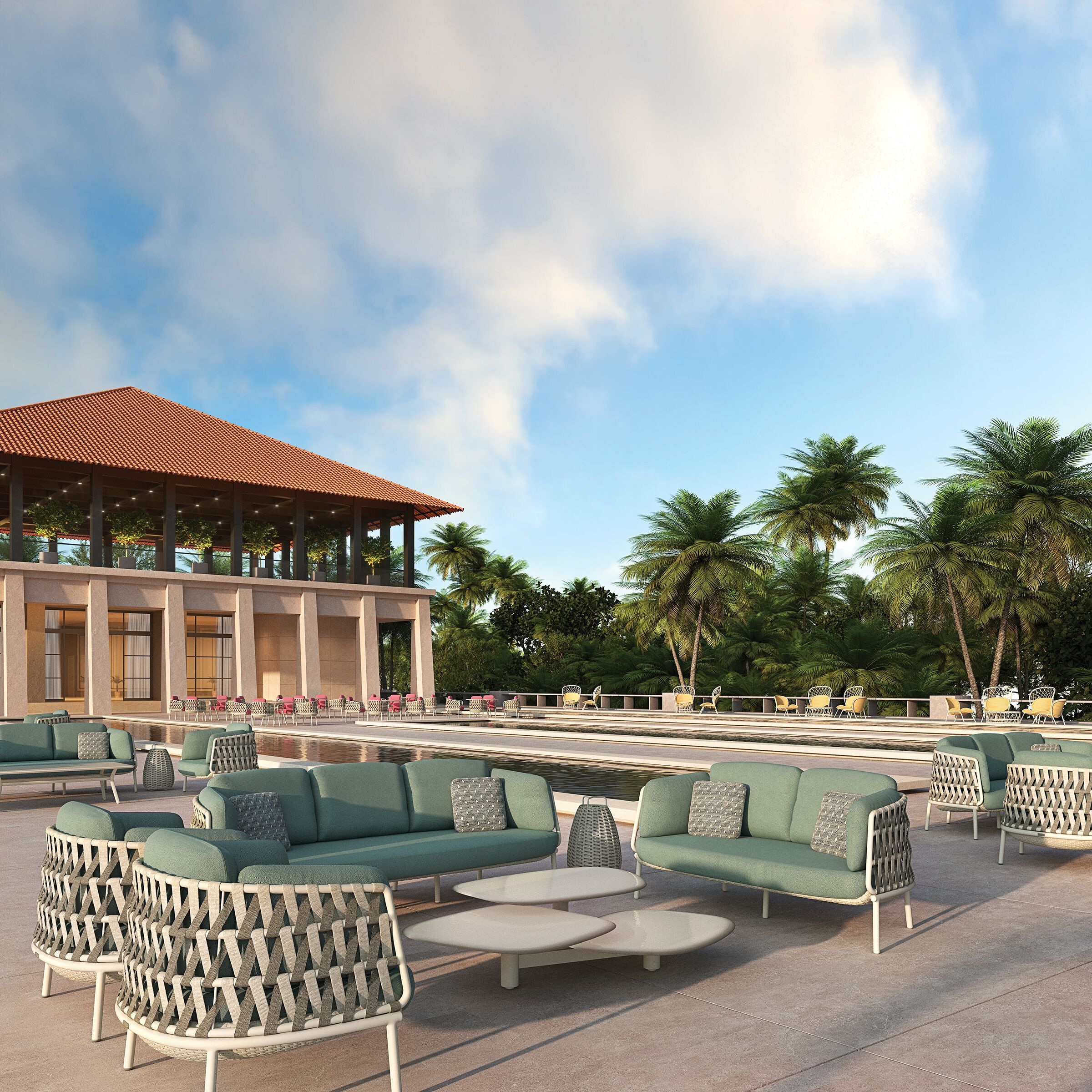 2-местный садовый диван JANUS et Cie Boheme ARCH-00115392 - Вид №3