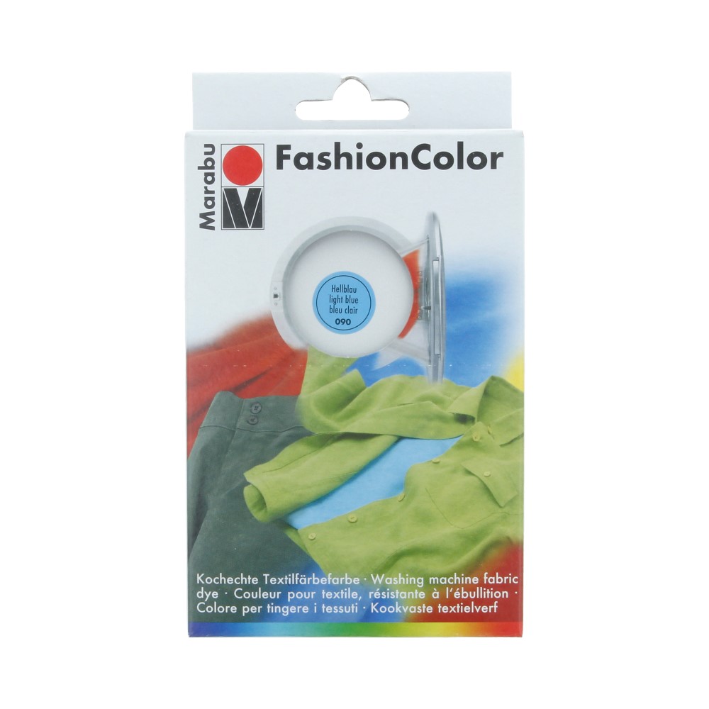 174023090 _Fashion Color краситель для окраски ткани в стиральной машине 090 голубой Marabu 