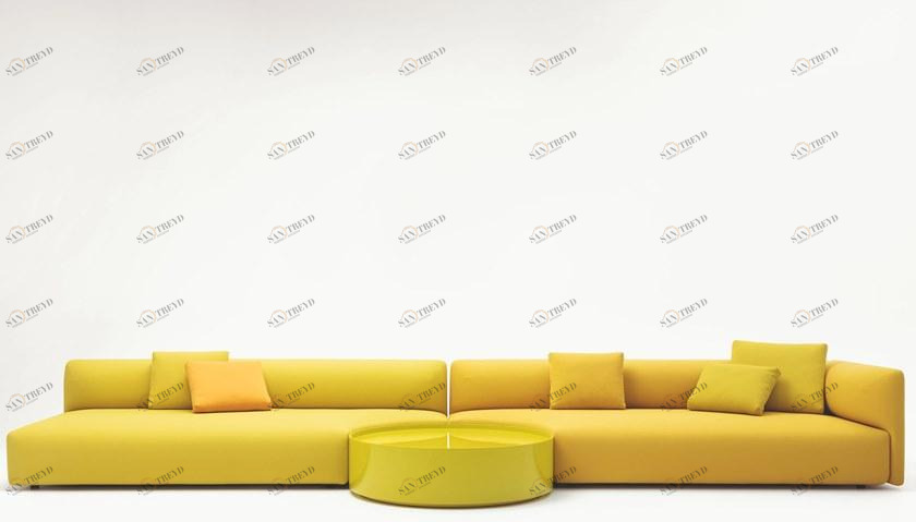 Paola Lenti Модульный диван со съемным чехлом из ткани sun-id-1477210