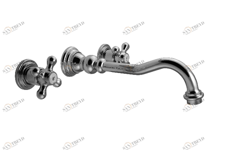 SXDD24M122 Смеситель для раковины настенный на 3 отверстия Boutique Martí 1921 Marti 1921 