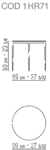 Flexform Круглый журнальный столик Romy sun-id-1440603 - Вид №1