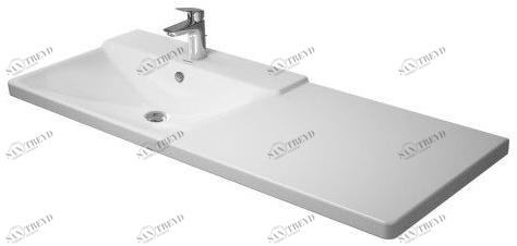 Подвесная раковина настенная овальная Duravit P3 Comforts белая sun-id-1501067