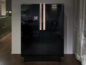 Paolo Castelli Комод из МДФ со встроенной подсветкой Black and gold