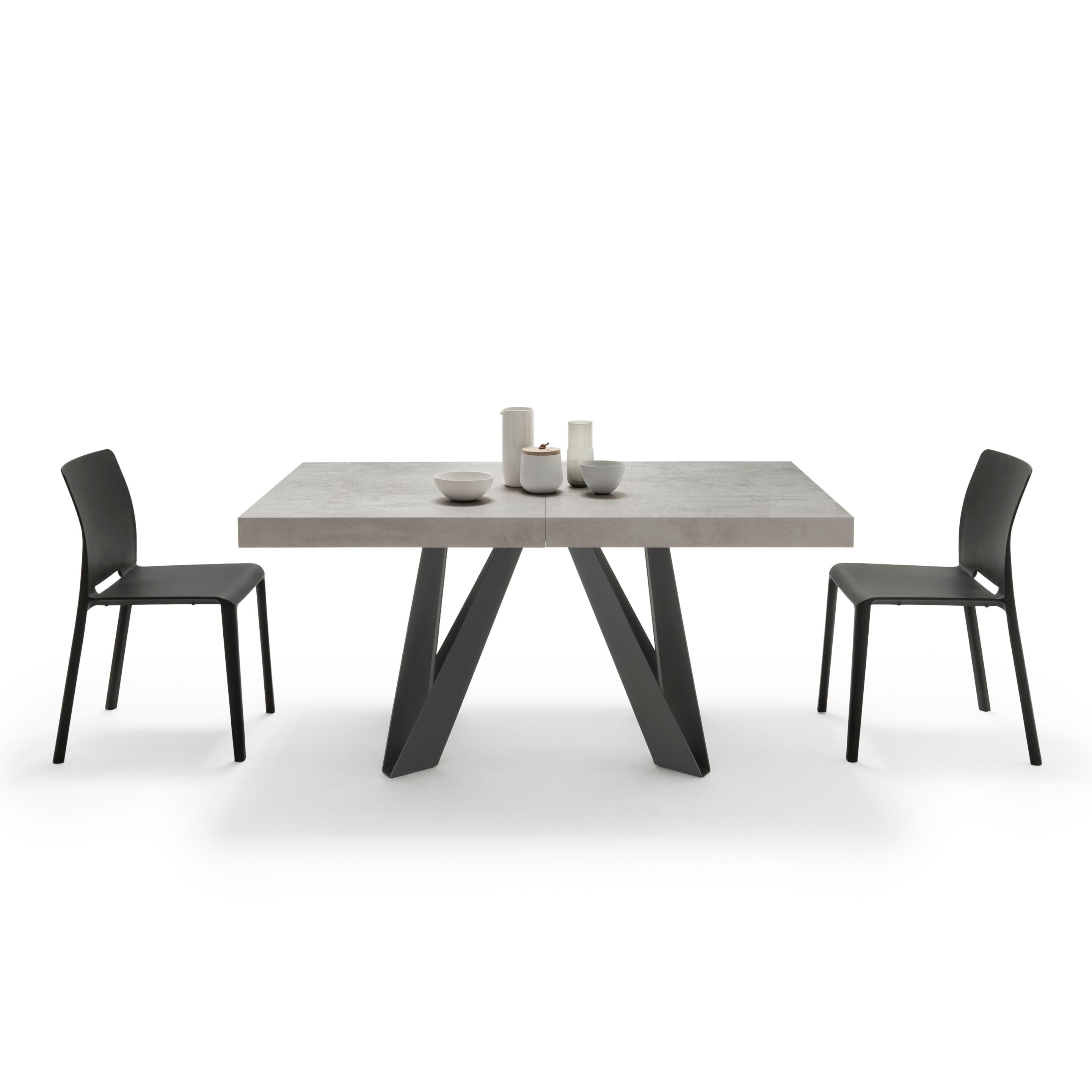 Выдвижной прямоугольный стол из железа с меламиновой столешницей Mobili Fiver ROMINA ARCH-00069646 - Вид №67