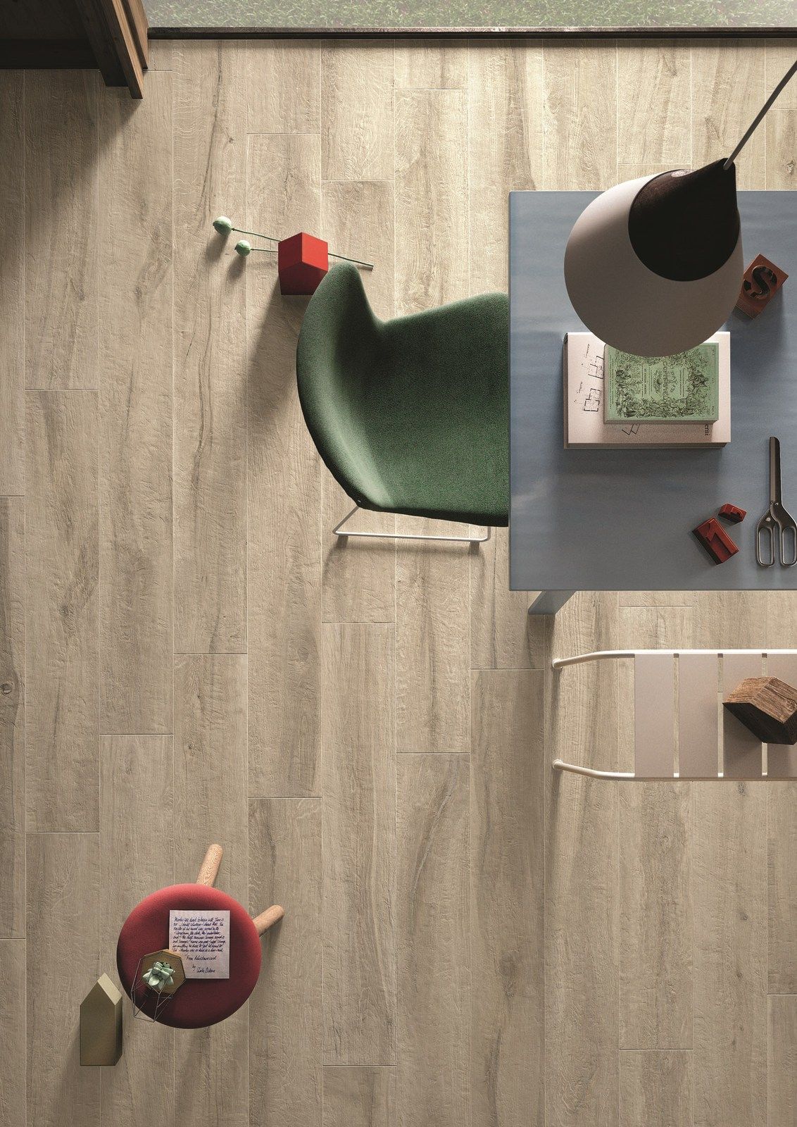 Пол из керамогранита под дерево Imola KUNI ARCH-00106421 - Вид №1