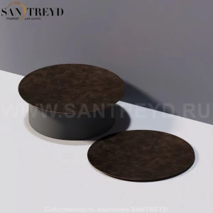 Agape GEMMA Лоток или крышка 25 см темная бронза ACOM256BR