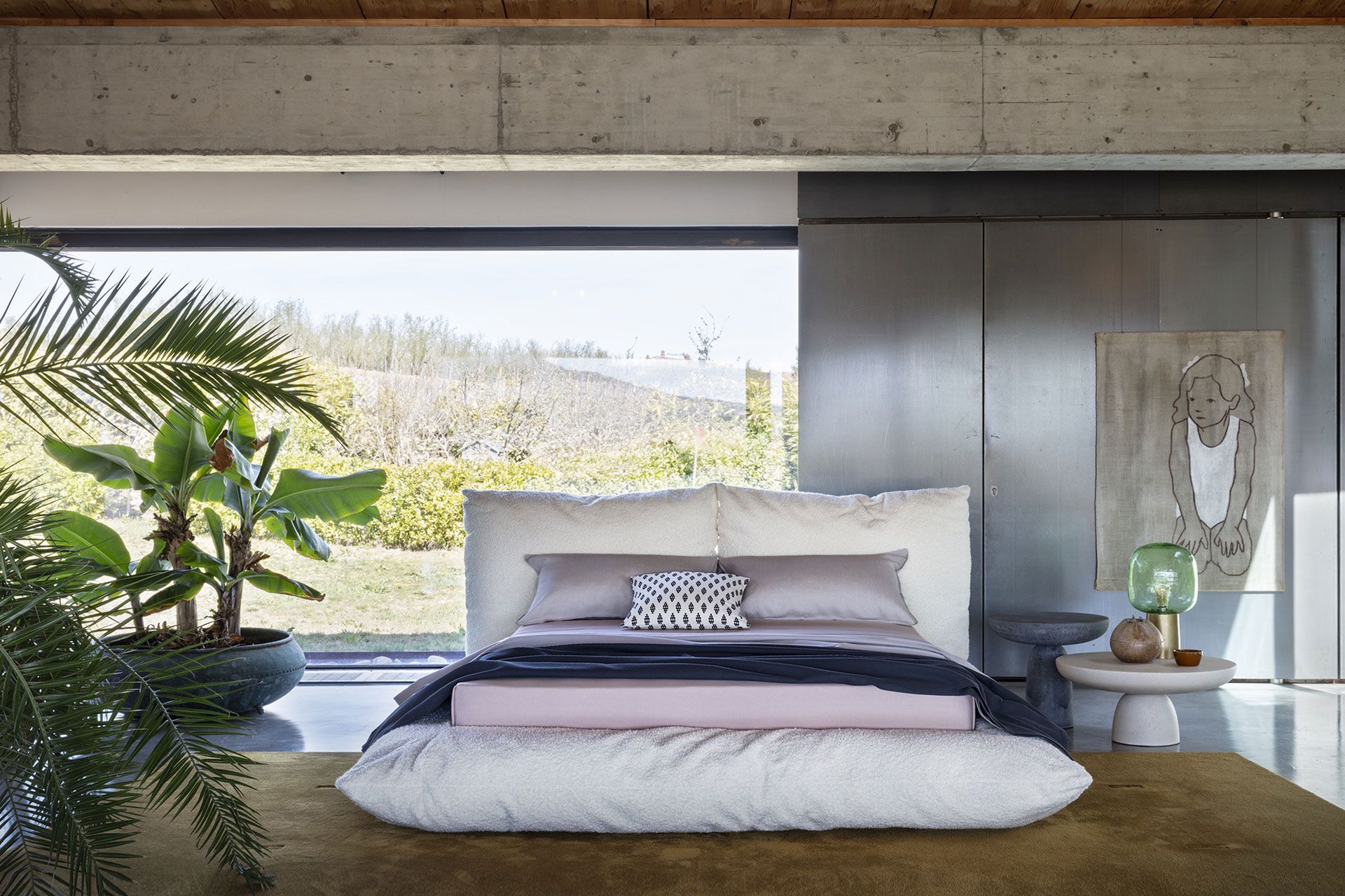 Съемная мягкая кровать из ткани Mogg ALBA ARCH-00057195 - Вид №6