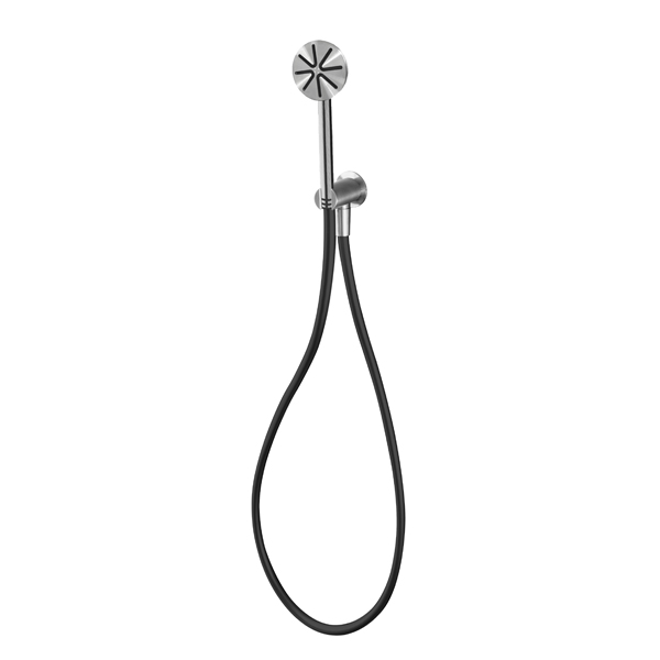 DEC452L Ручной душ с подключением и шлангом Linki DECO, внешняя часть, Полированная сталь
