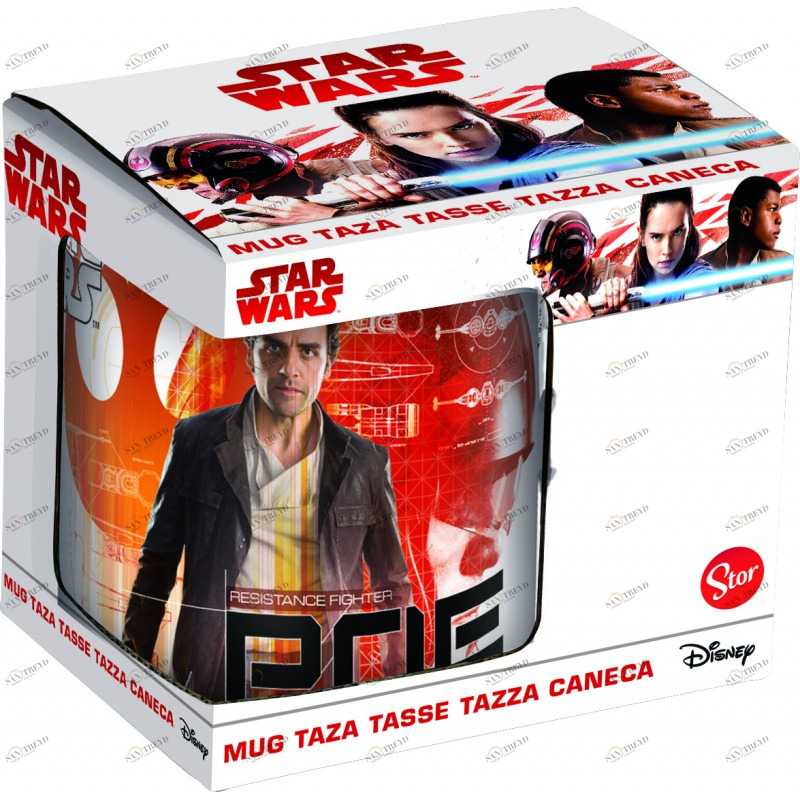 Кружка керамическая в подарочной упаковке "Звездные войны. Последние джедаи", 220 мл STOR ЗВЕЗДНЫЕ ВОЙНЫ 335753 Белый Santreyd 