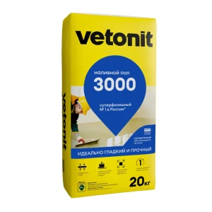 Наливной суперфинишный пол Vetonit 3000 20 кг
